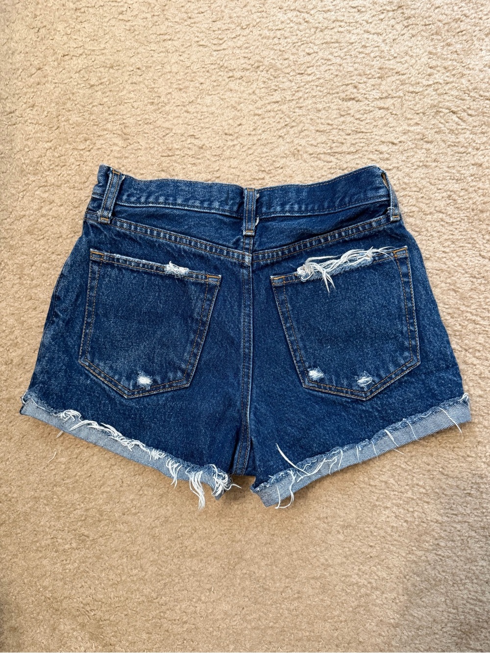 ABERCROMBIE & FITCH Annie High Rise Denim Shorts - Picture 4 of 11